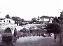 1909-Padova-Riparazione della rotta dell'argine sinistro del Roncaiette a Ponte S. Nicolò.E ben evidente il vecchio ponte in muratura,ora sostituito da un manufatto metallico